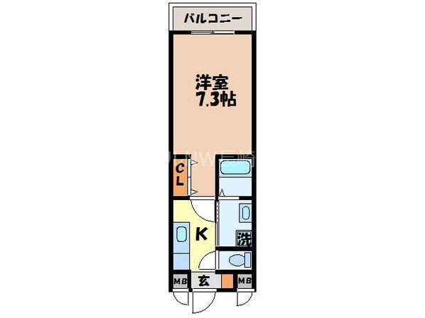 スクウェアヒルズ中園の物件間取画像